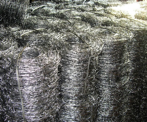 Dây đôi chống gỉ xoắn bện 12 cuộn dây thép gai BWG12xBWG12