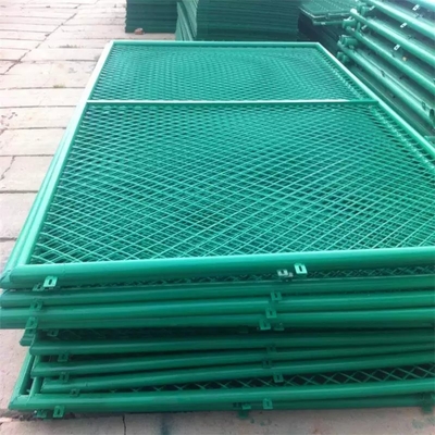 Plastic Sprayed Green Expanded Wire Mesh Diamond Shaped 20x40mm
