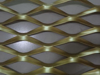 15x30mm Expanded Wire Mesh Aluminum Alloy Decorative Metal